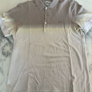 Lacoste Men's Beige Polo Shirt